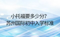 小托福要多少分?苏州国际初中入学标准