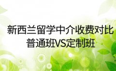 大连新西兰留学中介收费对比 普通班VS定制班