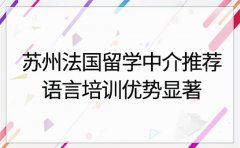 苏州法国留学中介推荐 语言培训优势显著