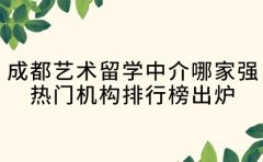 成都艺术留学中介哪家强 热门机构排行榜出炉