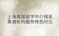 上海英国留学中介排名 靠谱机构服务特色对比