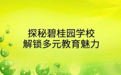 探秘碧桂园学校 解锁多元教育魅力