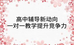 高中辅导新动向 哈尔滨一对一教学提升竞争力