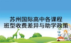 揭秘！苏州国际高中各课程班型收费差异与助学政策