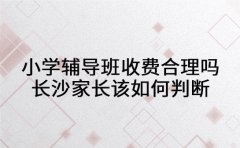 小学辅导班收费合理吗 长沙家长该如何判断