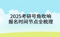 2025考研号角吹响 报名时间节点全梳理