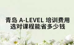 青岛 A-Level 培训费用 选对课程能省多少钱