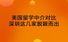 美国留学中介对比 深圳这几家脱颖而出