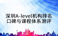 深圳 A-level 机构排名 2025 年口碑与课程体系测评