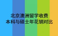 北京澳洲留学收费 本科与硕士年花销对比