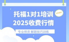 上海托福一对一培训收费 2025年行情解析