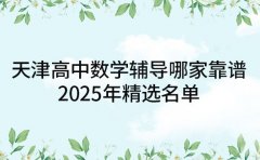 天津高中数学辅导哪家靠谱 2025 年精选名单