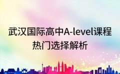 2025武汉国际高中A-level课程 热门选择解析