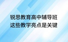 锐思教育高中辅导班 这些教学