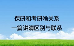 保研和考研啥关系 一篇讲清区别与联系
