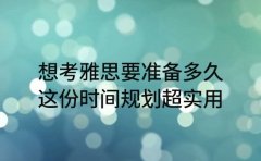 想考雅思要准备多久 这份时间规划超实用