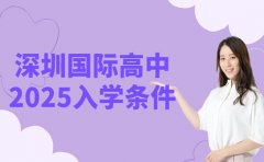 深圳国际高中入学 2025条件及申请要点