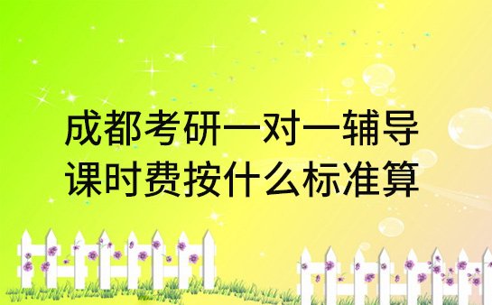 考研一对一辅导