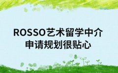 ROSSO艺术留学中介有何优势 申请规划很贴心