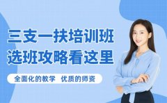2025 山东三支一扶培训班 选班攻略看这里