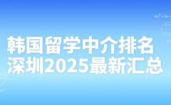 深圳韩国留学中介怎么选 2025排名情况揭秘