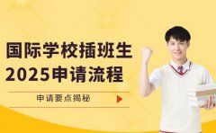 国际学校插班生怎么申请 2025流程要点揭秘