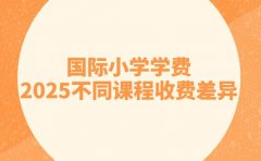 深圳国际小学学费 2025不同课程收费差异解析