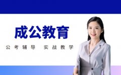 成公教育公考辅导 实战教学优势获考生认可