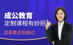 想高效备公考 成公教育定制课程有妙招