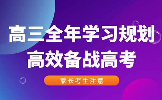 高三全年学习规划