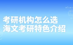 考研机构怎么选 2025海文考研课程特色参考