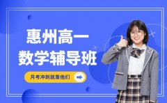 惠州高一数学辅导班 月考冲刺就靠他们